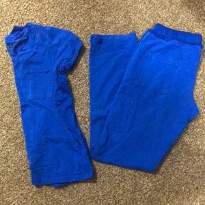 BeneFIT Stealth Royal Blue Scrub Set